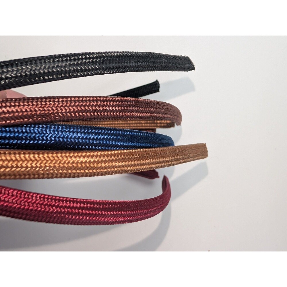 Goody Cloth Adult Hairbands 5 Count Assorted Colors Shoestring Headbands #84051 - Picture 3 of 4